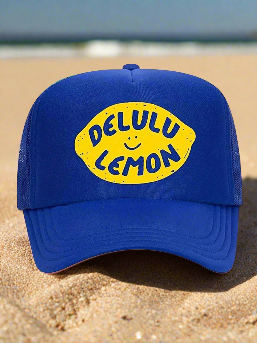 Delulu-Lemon Foam Trucker Hat