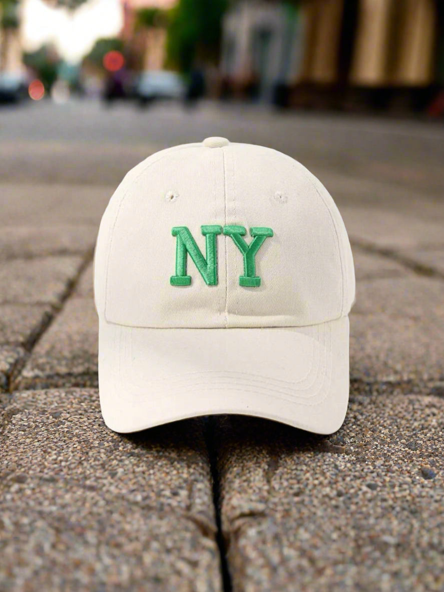 NY Double Stitched Baseball Cap