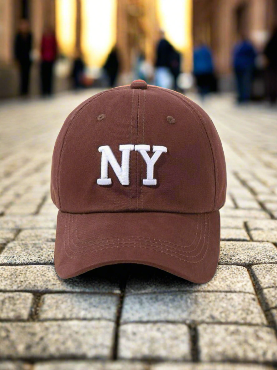 NY Double Stitched Baseball Cap