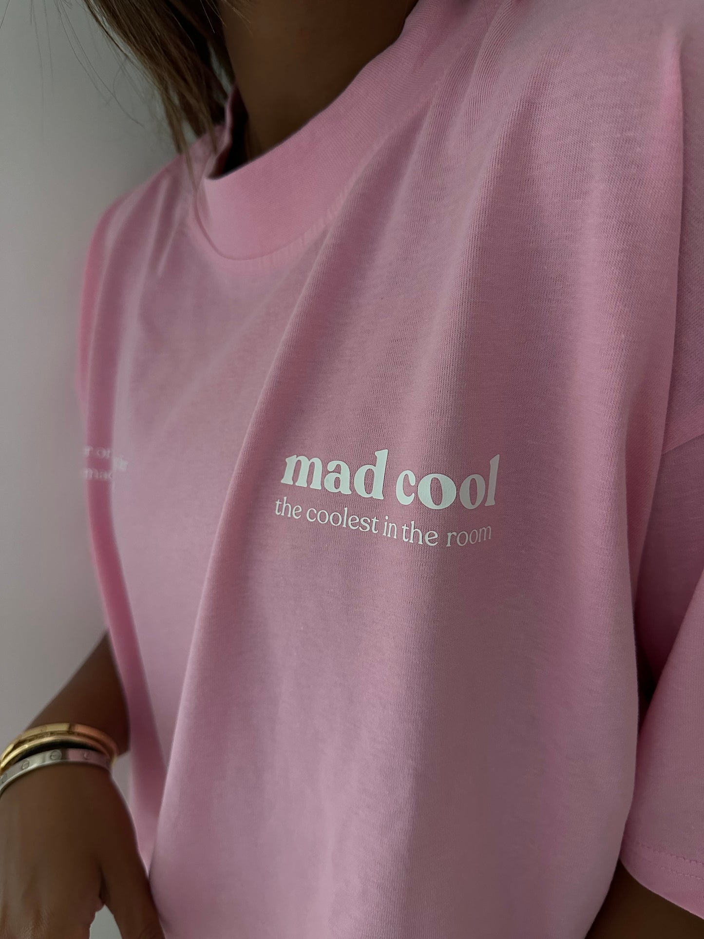 Oversized Cropped Mad Cool Stoke Tee