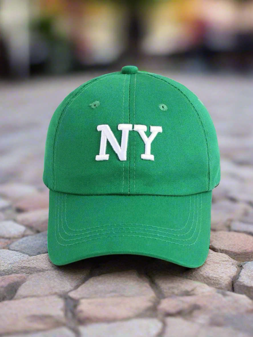 NY Double Stitched Baseball Cap