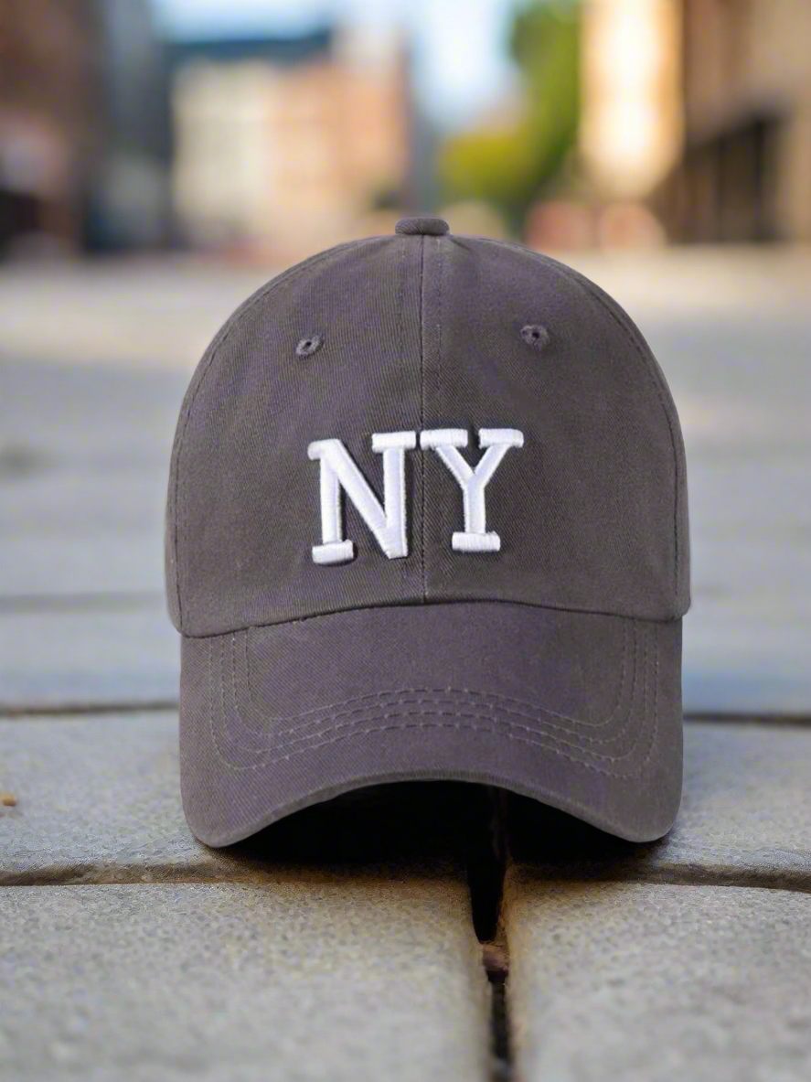 NY Double Stitched Baseball Cap