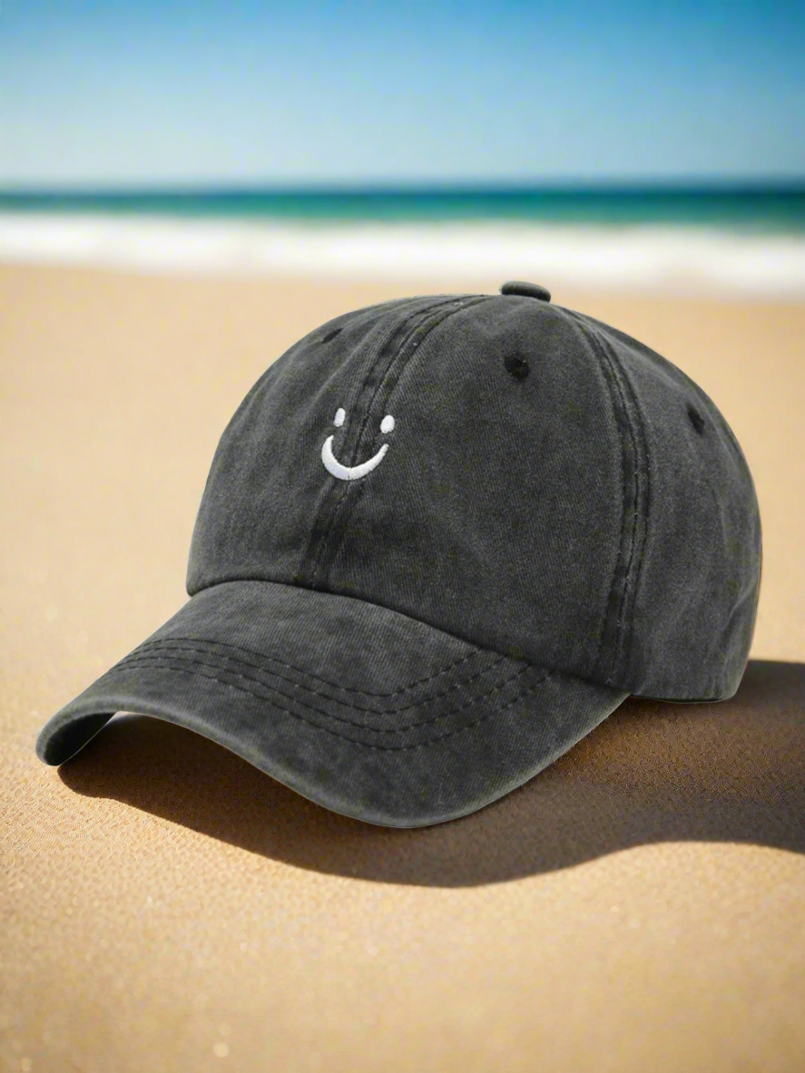 Minimal Smile Dad Hat