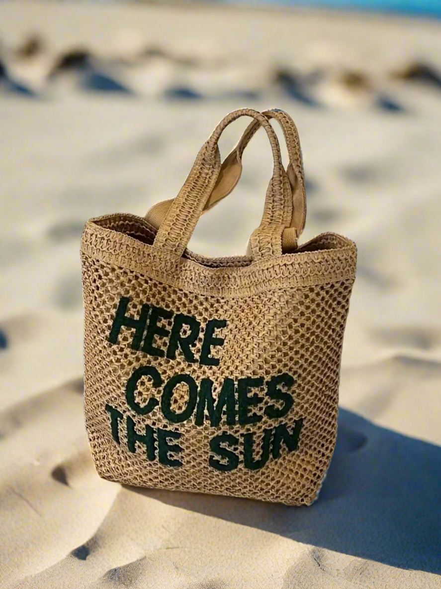 Sun Love Woven Tote