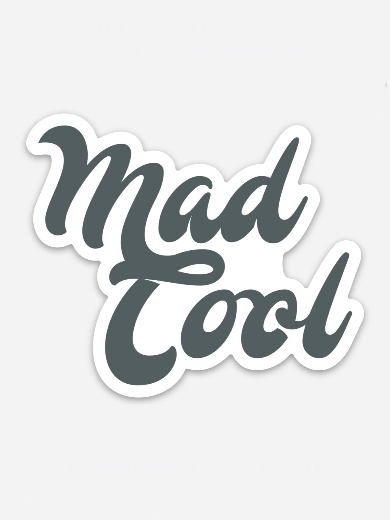 Mad Cool Classic Logo Magnet