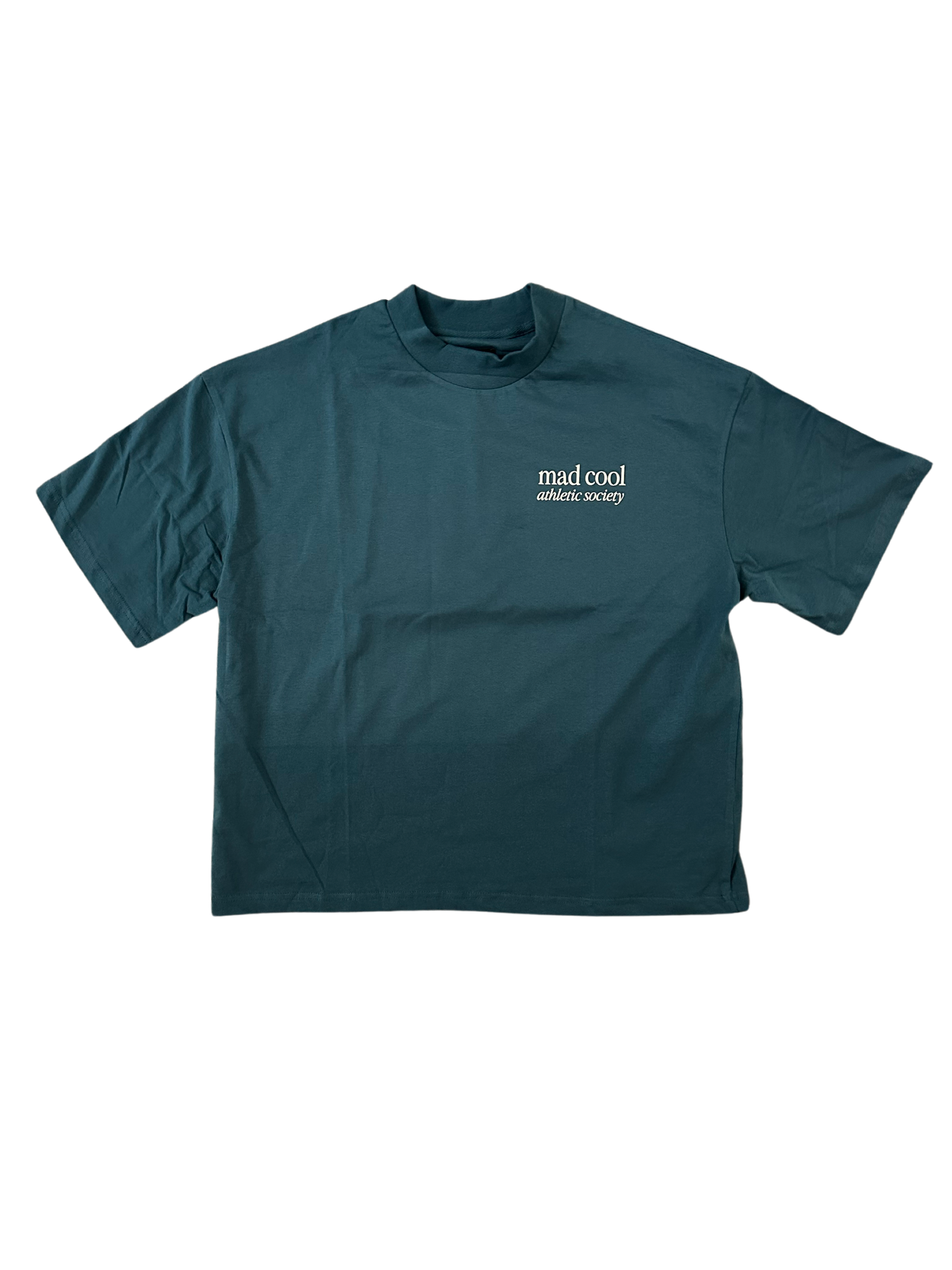 Oversized Cropped Mad Cool Athletic Society Tee
