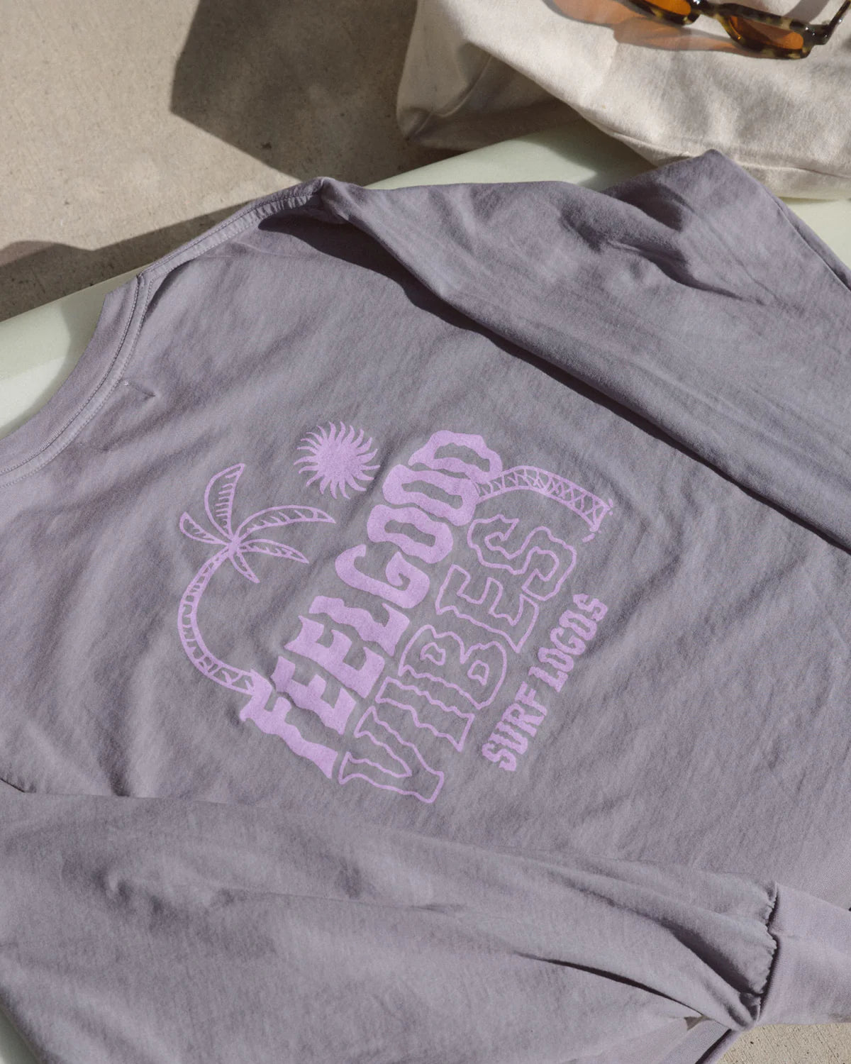 Good Vibes Cropped Women’s Long Sleeve Tee