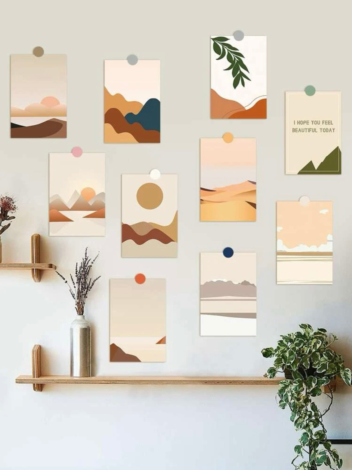 Abstract Landscape Postcards