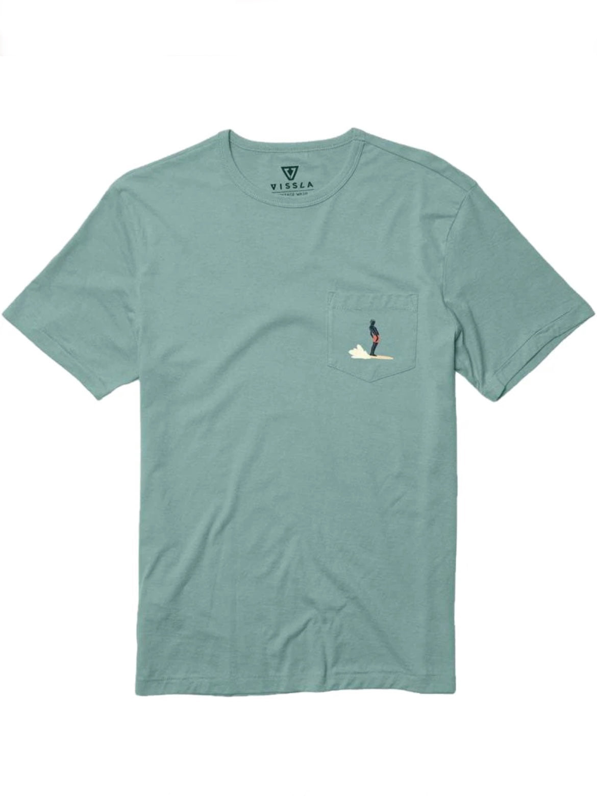 Raised By Waves Pocket Tee