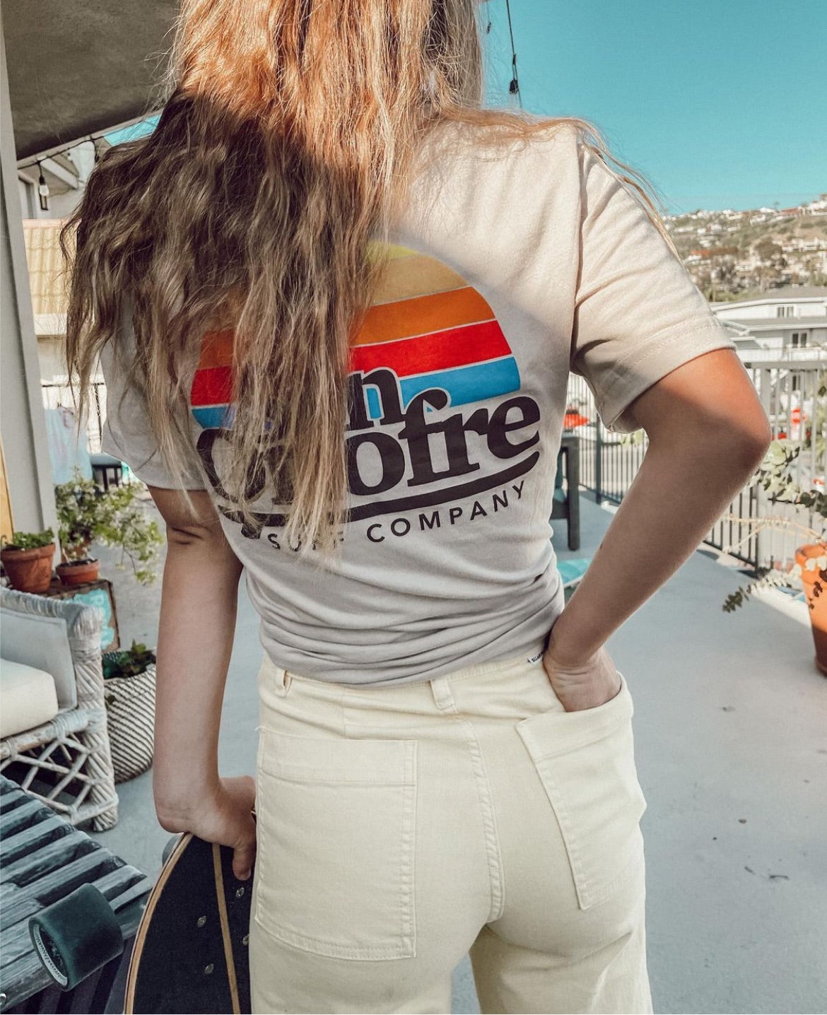 Old School Sunset Tee