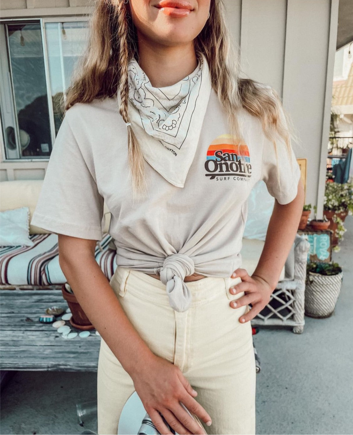 Old School Sunset Tee