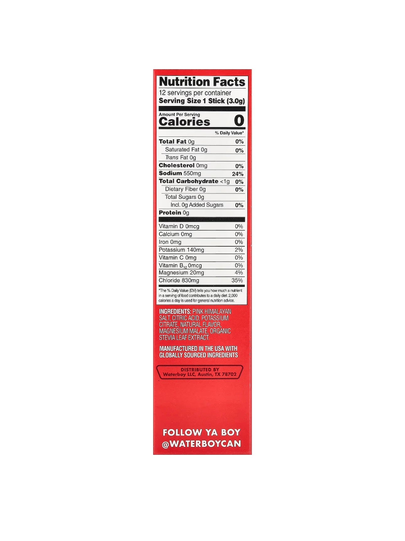 Waterboy Hydration Sachets