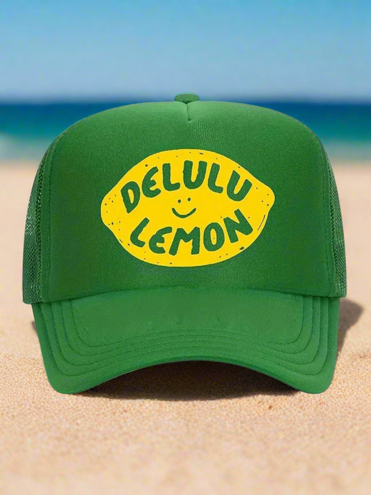 Delulu-Lemon Foam Trucker Hat