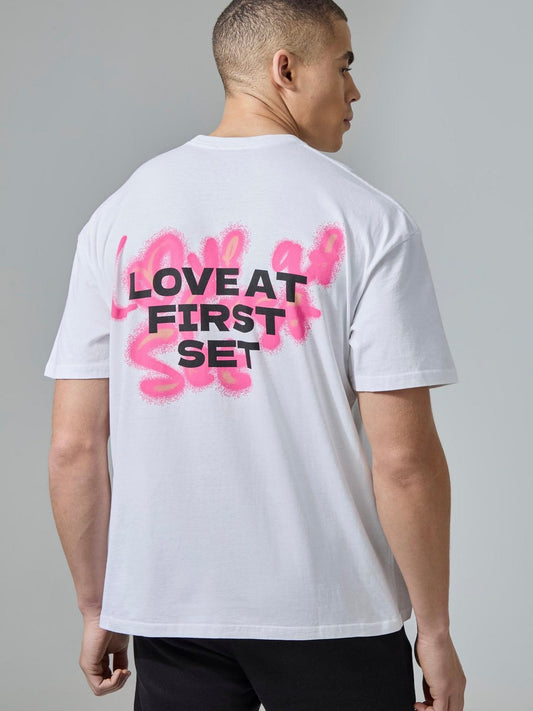 Oversized Love at First Set Tee