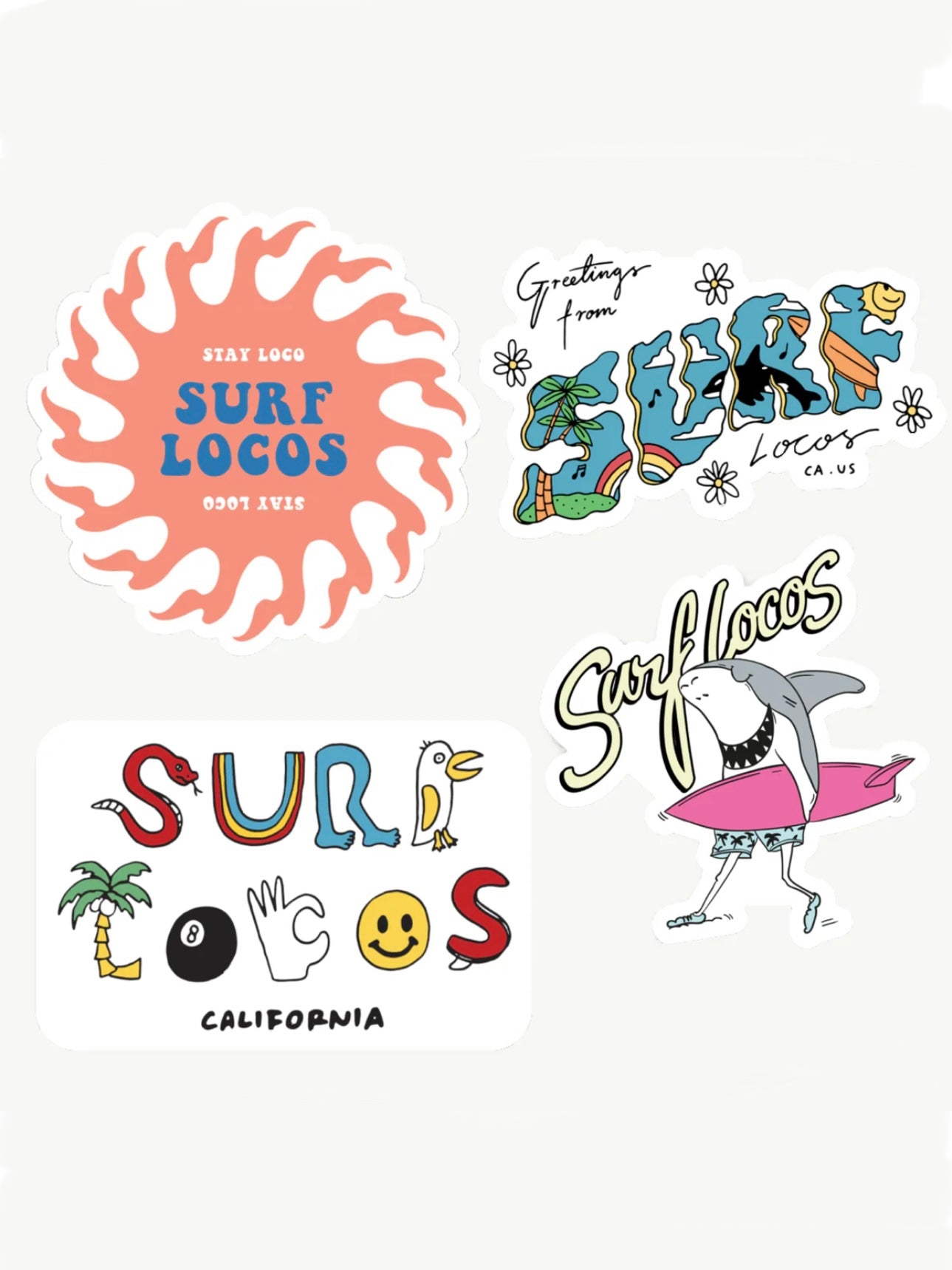 Summer of Surf Sticker Pack