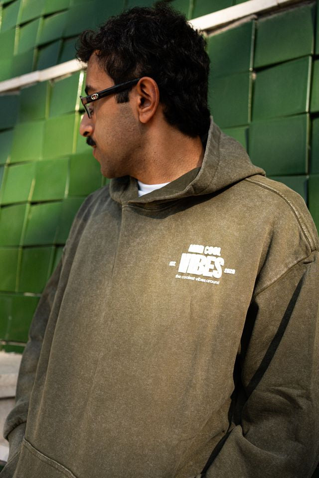 Mad Cool Vibes Vintage Washed Hoodie