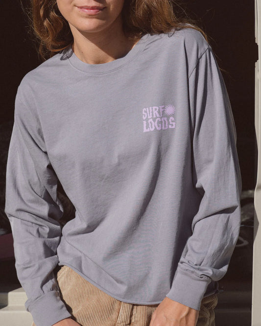 Good Vibes Cropped Women’s Long Sleeve Tee