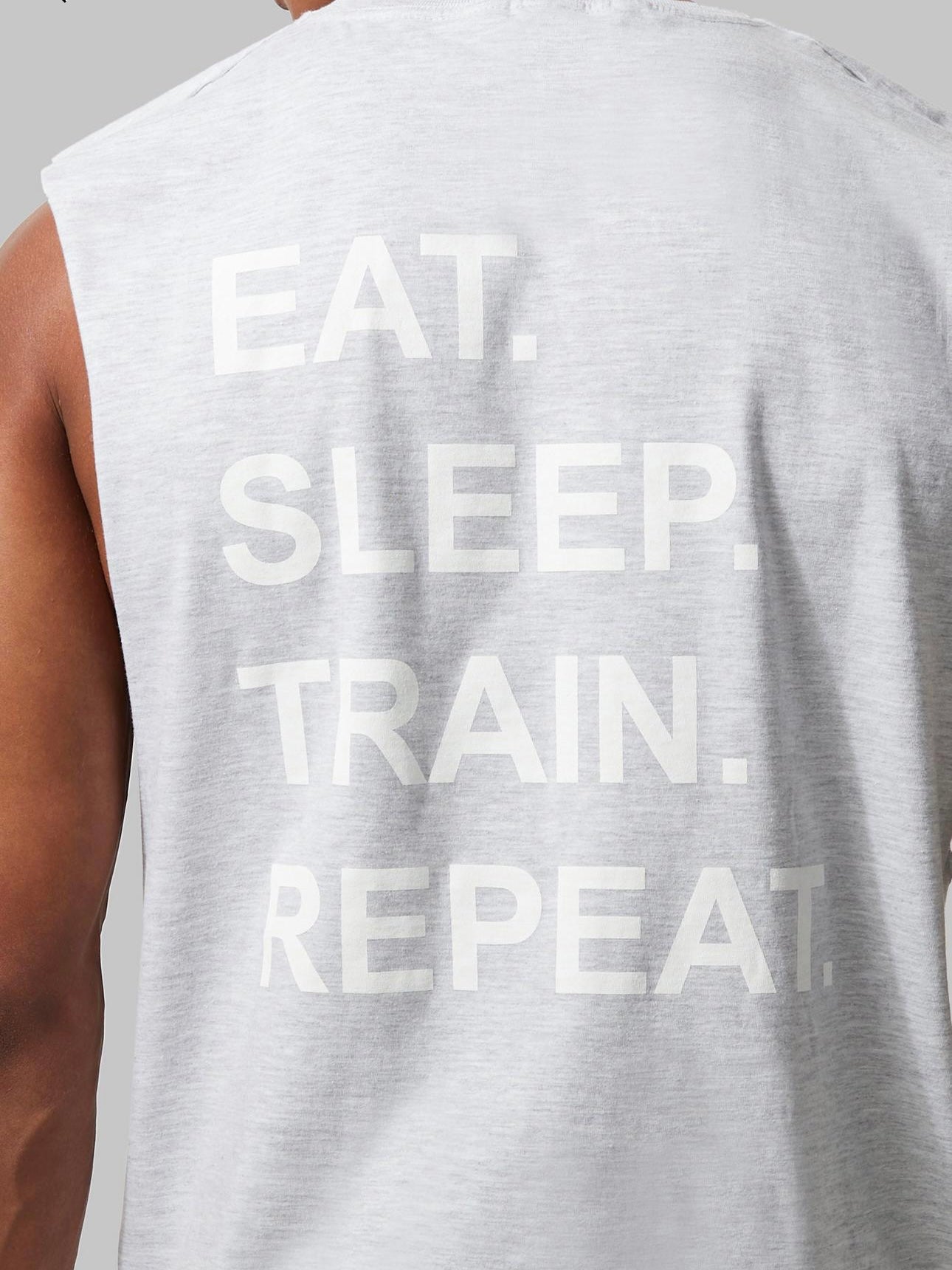 Oversized Eat, Sleep, Train, Repeat Tank