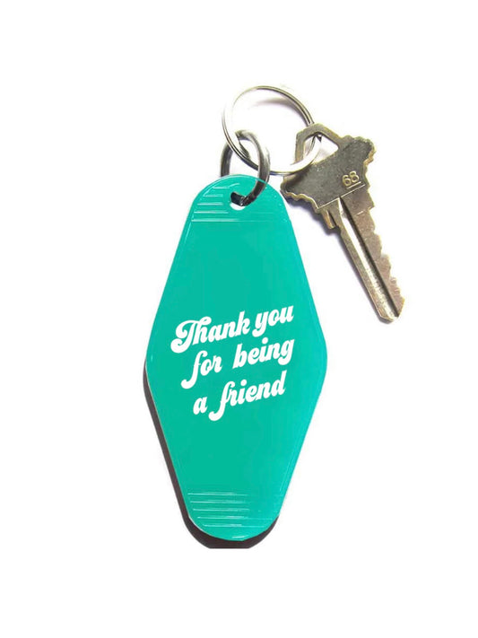 Friendship Vintage Motel Keychain