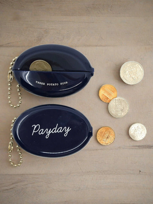 Vintage Inspired Rubber Coin Pouches