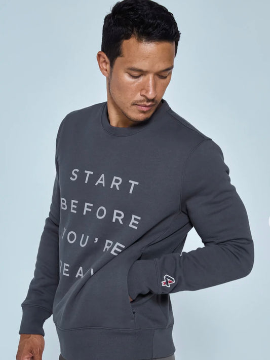 Start Before You're Ready Fleece Crewneck