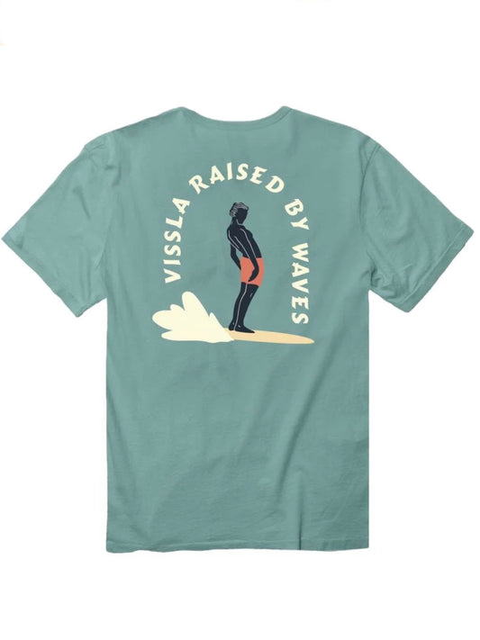 Raised By Waves Pocket Tee