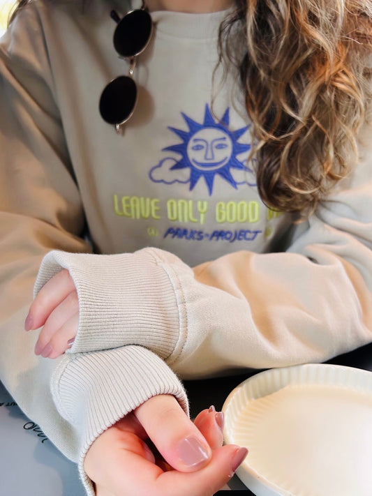 Leave Only Good Vibes Crewneck Sweater